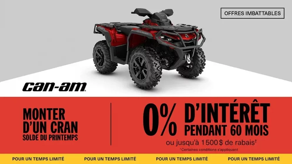 Découvrez nos Promotion Brp